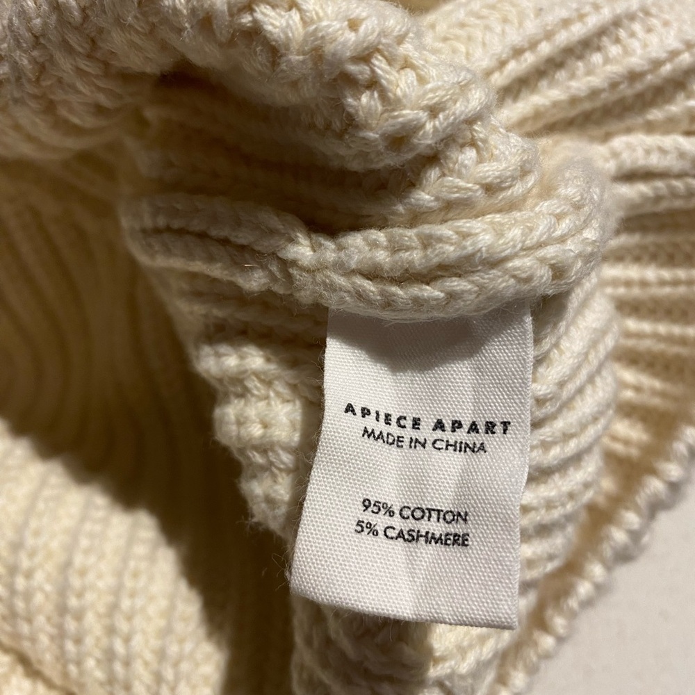 Apiece Apart cream sweater L - Picture 12 of 12